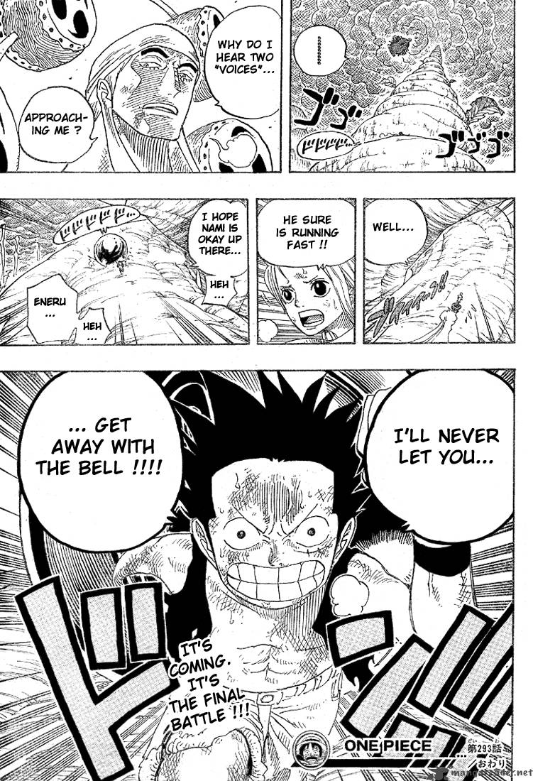 One Piece Manga Chapter 293 page 17 - Bolero