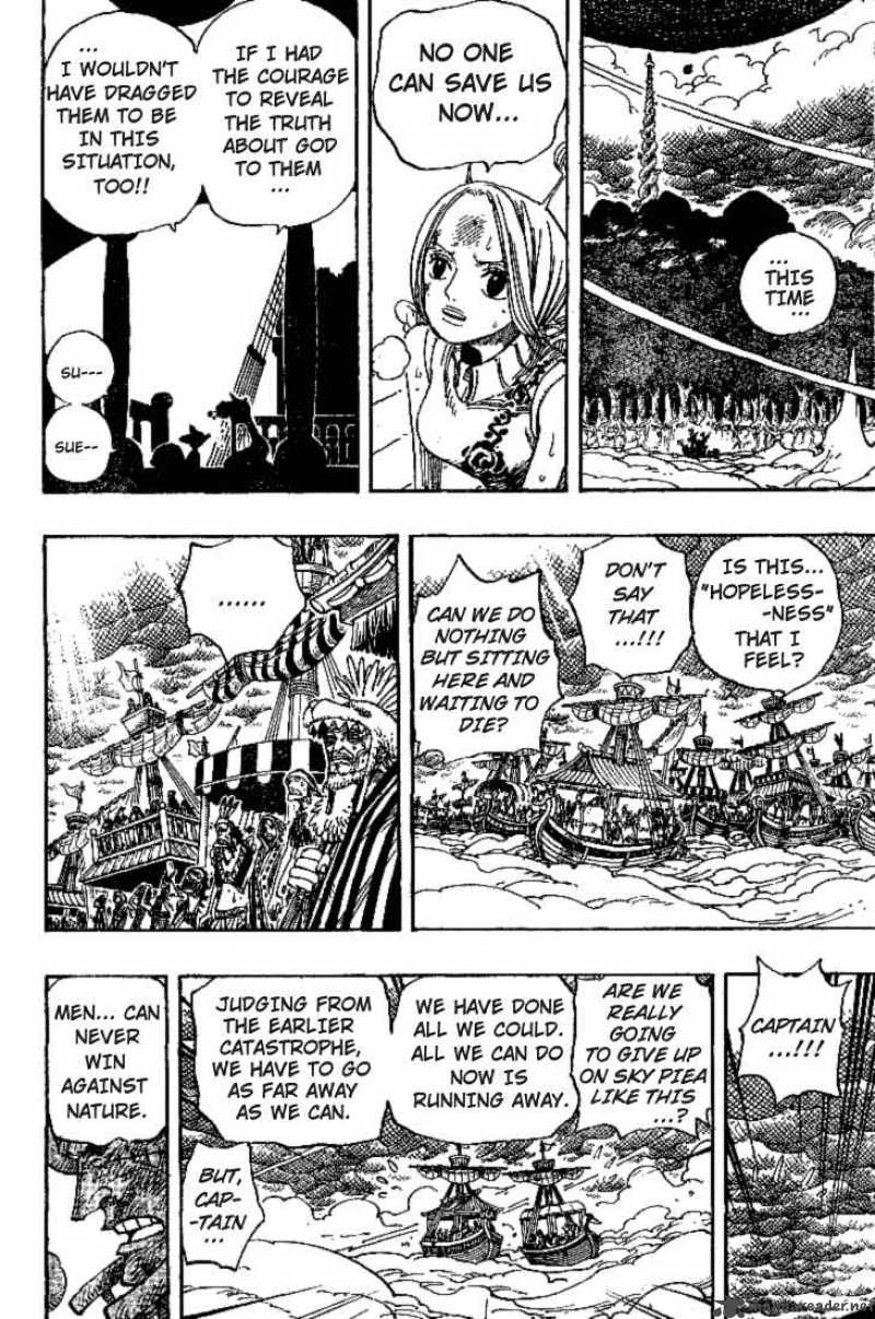 One Piece Manga Chapter 296 page 10 - High-Altitude Situation