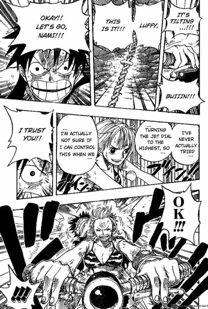 One Piece Manga Chapter 296 page 17 - High-Altitude Situation
