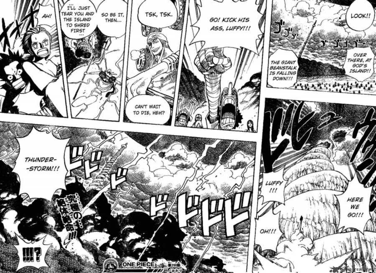One Piece Manga Chapter 296 page 18 - High-Altitude Situation
