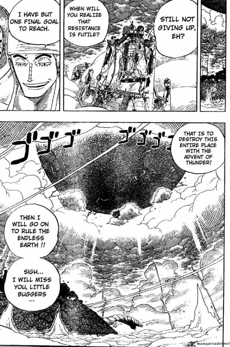 One Piece Manga Chapter 296 page 3 - High-Altitude Situation