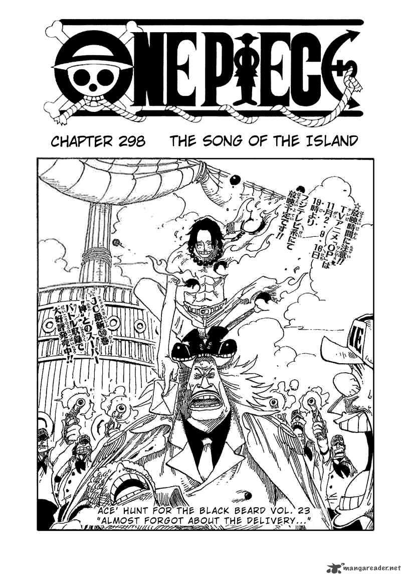 One Piece Manga Chapter 298 page 1 - Love Song