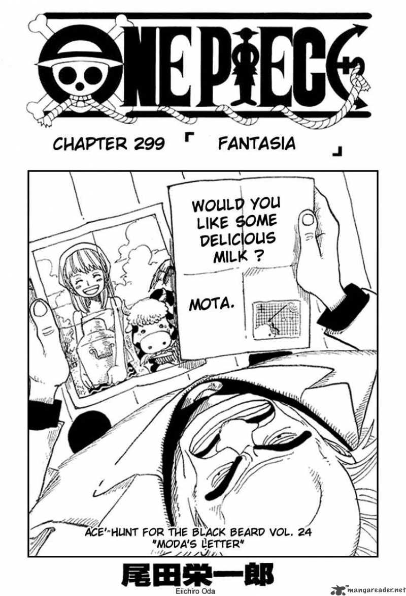 One Piece Manga Chapter 299 page 1 - Fantasia