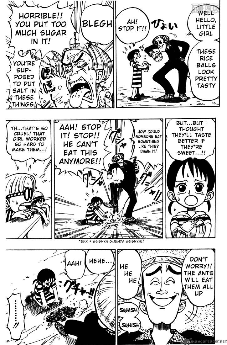 One Piece Manga Chapter 3 page 13 - Introducing Pirate Hunter Zoro
