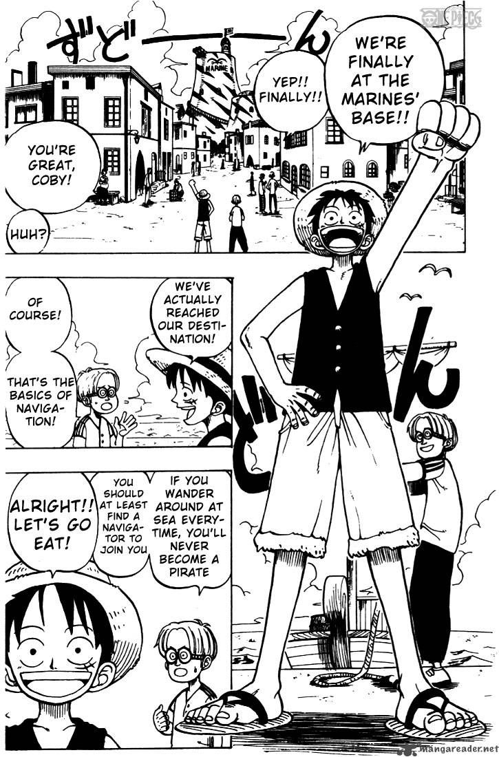 One Piece Manga Chapter 3 page 3 - Introducing Pirate Hunter Zoro