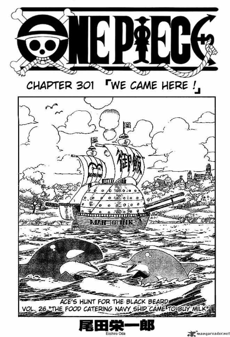 One Piece Manga Chapter 301 page 1 - I Was Here