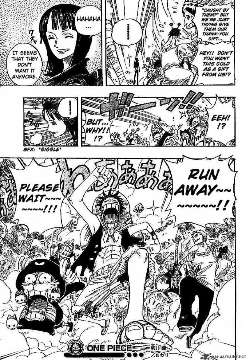 One Piece Manga Chapter 301 page 19 - I Was Here