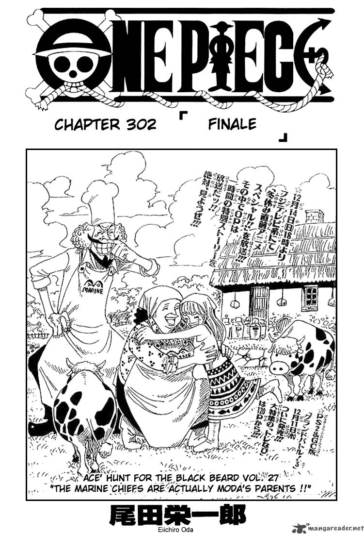 One Piece Manga Chapter 302 page 1 - Finale