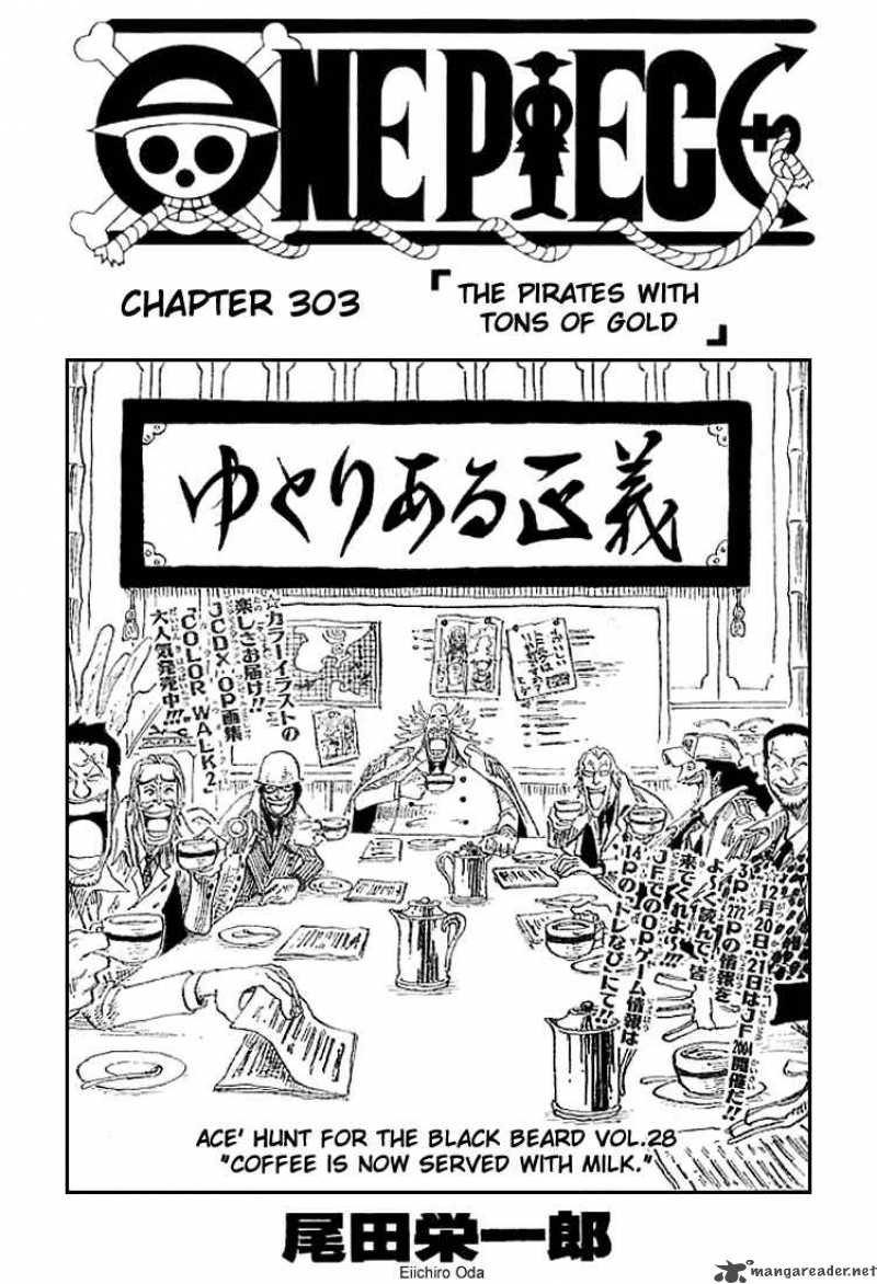 One Piece Manga Chapter 303 page 1 - Rich Pirates