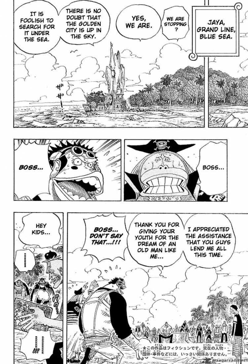 One Piece Manga Chapter 303 page 2 - Rich Pirates
