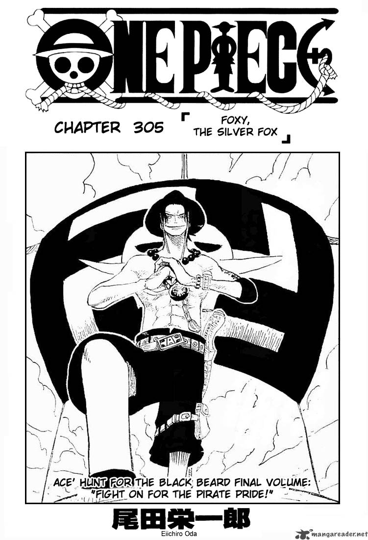 One Piece Manga Chapter 305 page 1 - Foxy the Silver Fox