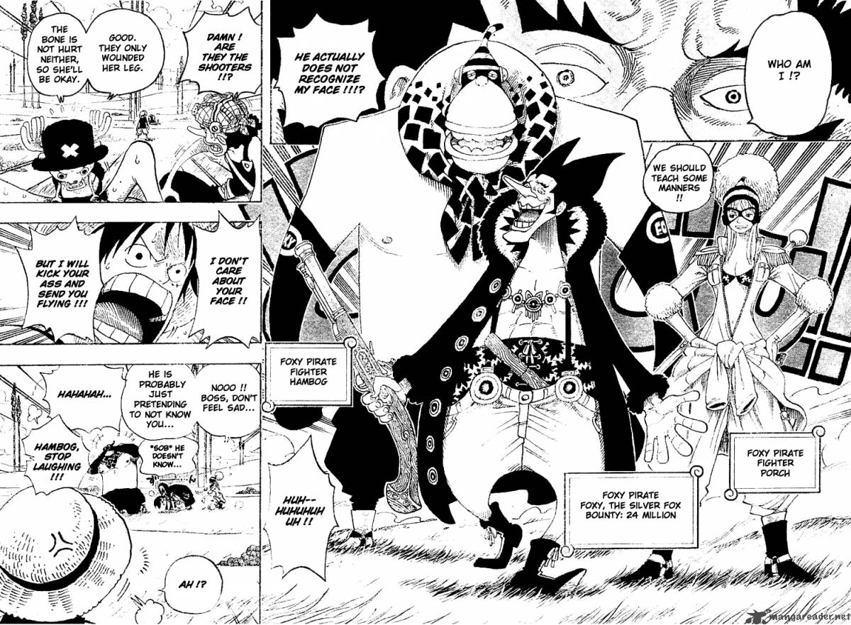 One Piece Manga Chapter 305 page 16 - Foxy the Silver Fox