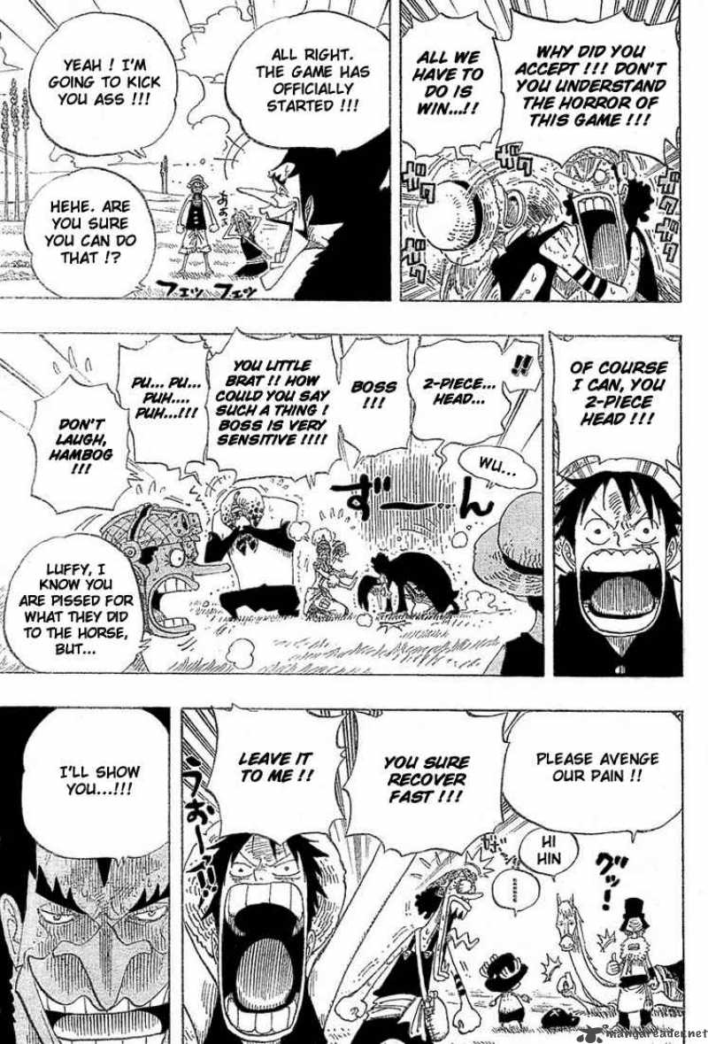 One Piece Manga Chapter 306 page 11 - Donut Race!!