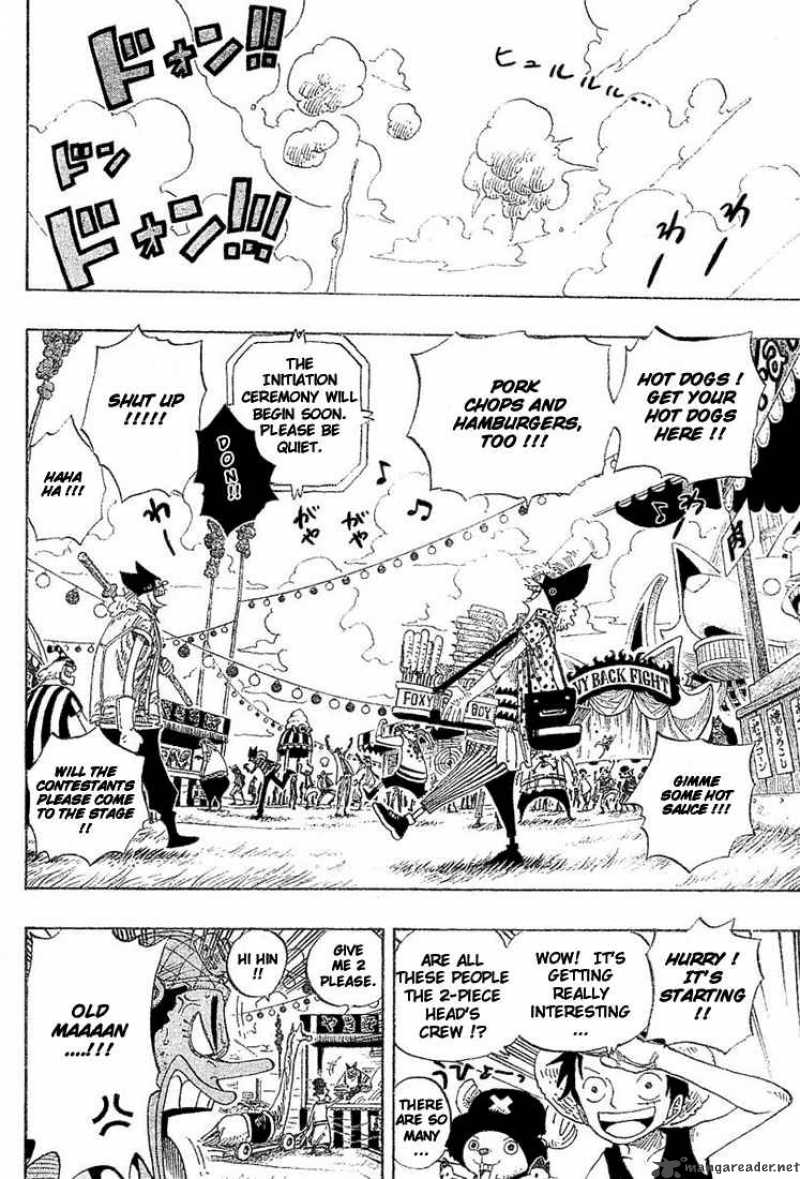 One Piece Manga Chapter 306 page 12 - Donut Race!!