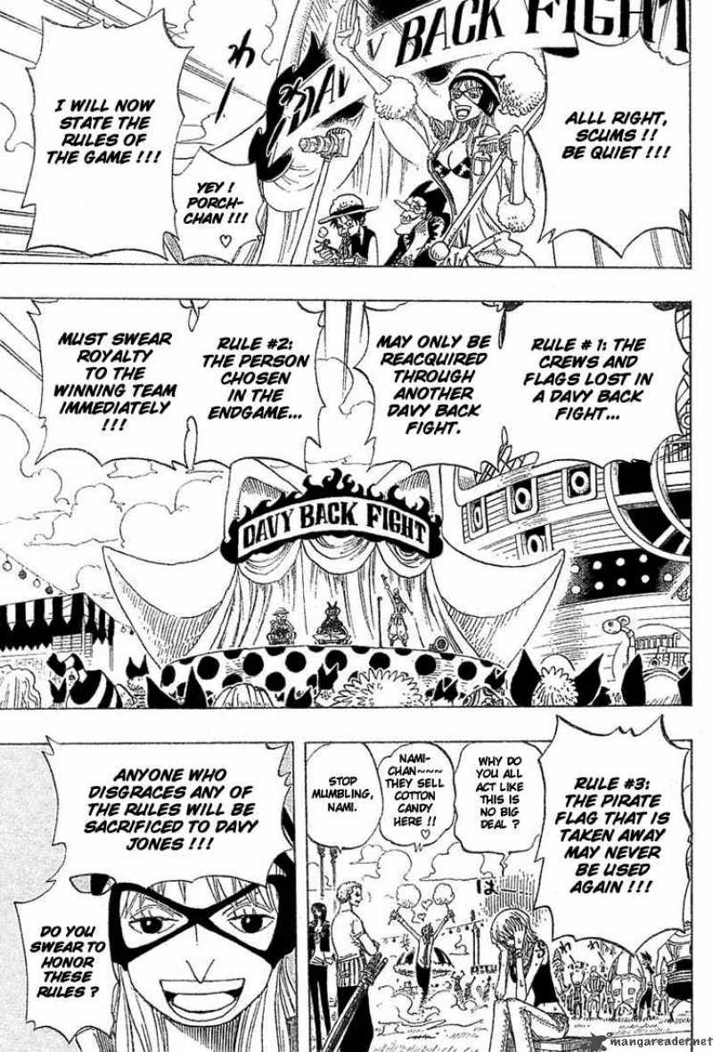 One Piece Manga Chapter 306 page 13 - Donut Race!!