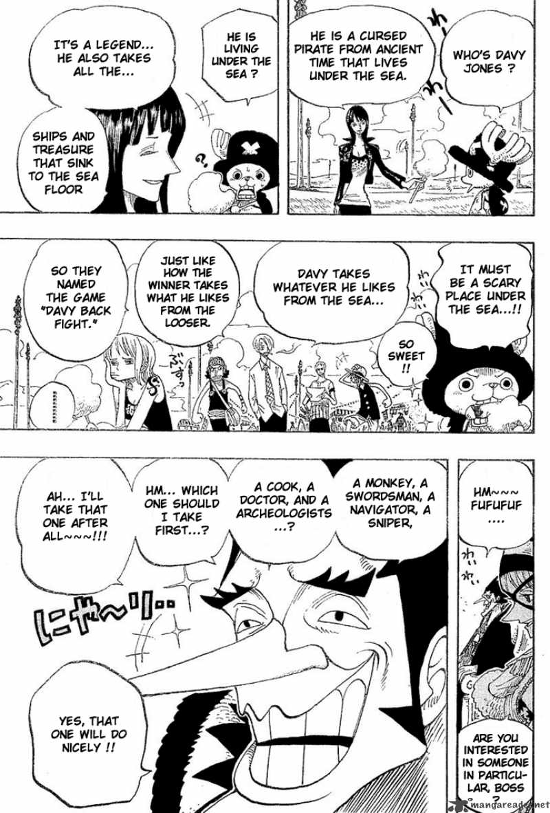 One Piece Manga Chapter 306 page 15 - Donut Race!!