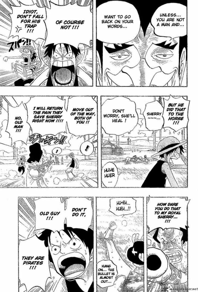 One Piece Manga Chapter 306 page 3 - Donut Race!!