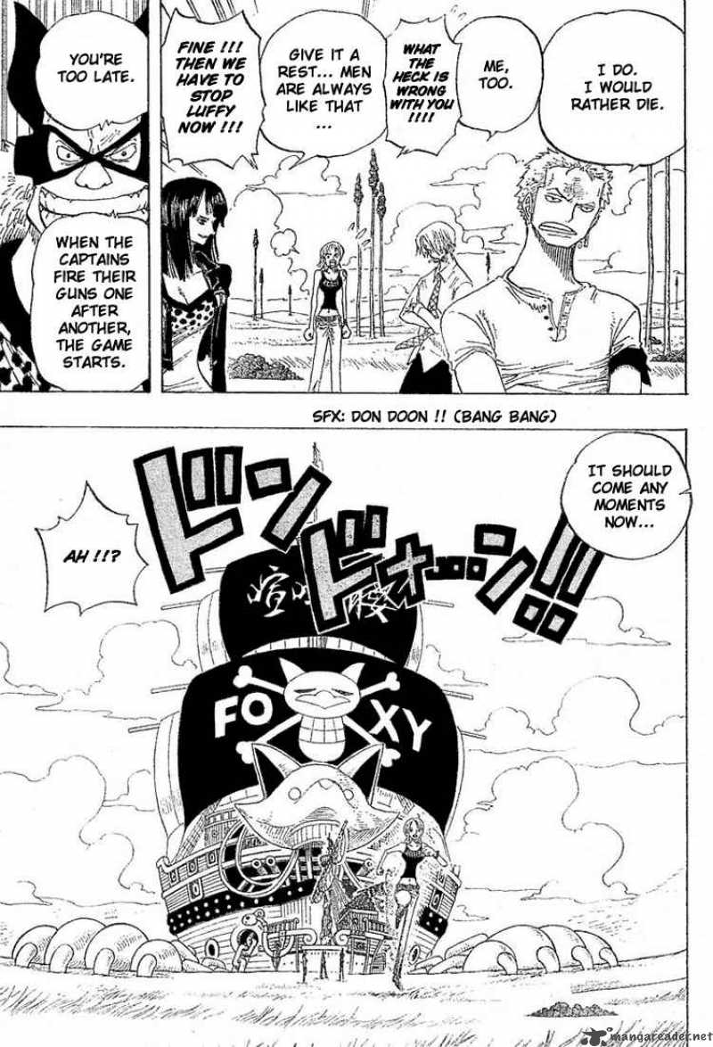 One Piece Manga Chapter 306 page 9 - Donut Race!!