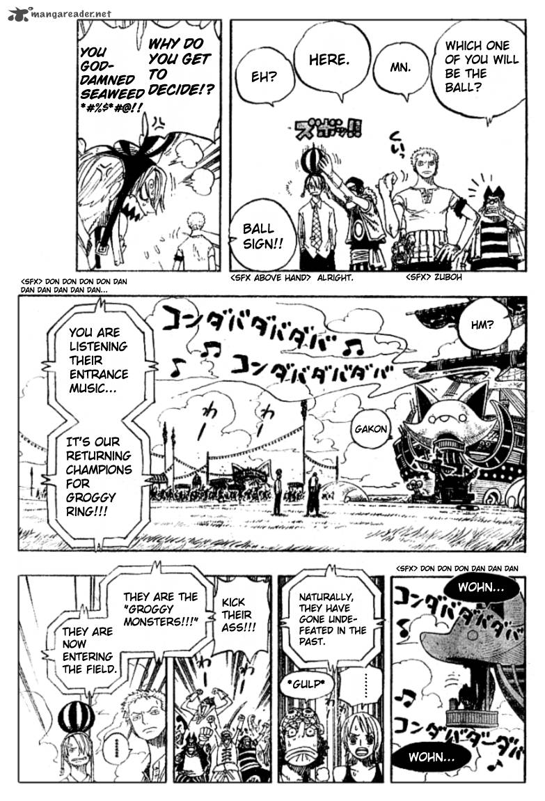 One Piece Manga Chapter 309 page 16 - Groggy Monsters