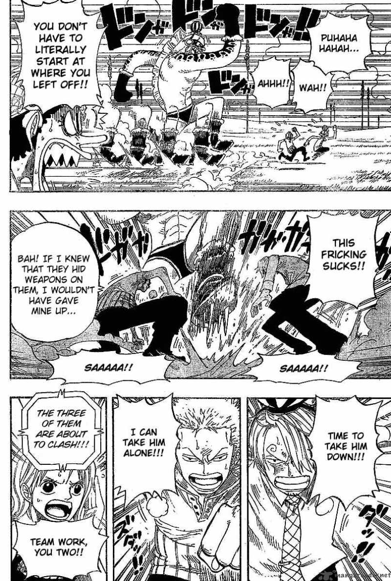 One Piece Manga Chapter 311 page 8 - Rough Game