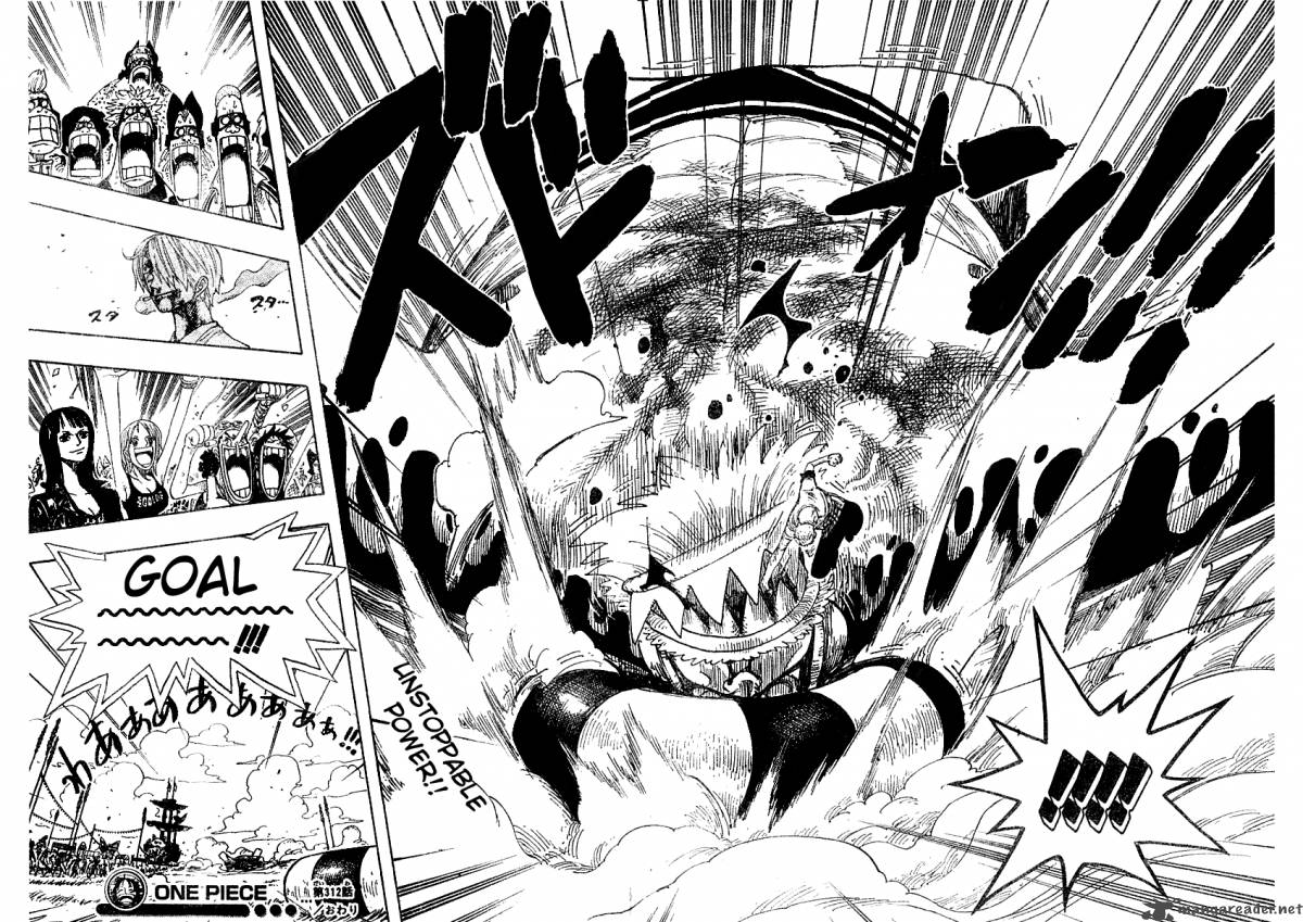 One Piece Manga Chapter 312 page 18 - GOAL!!
