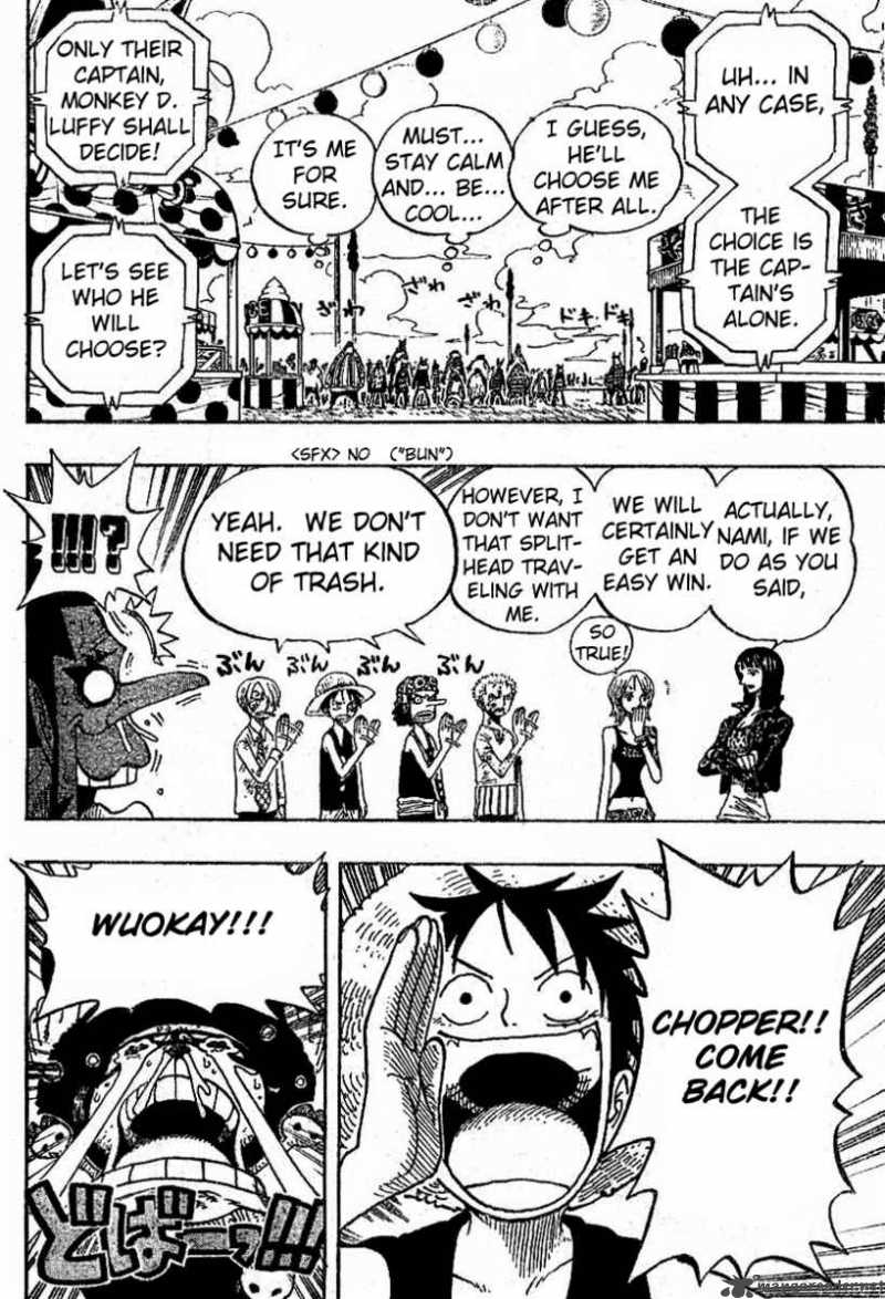One Piece Manga Chapter 313 page 8 - MAIN EVENT