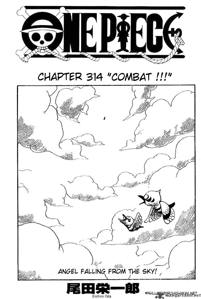 One Piece Manga Chapter 314 page 1 - Combat!!!