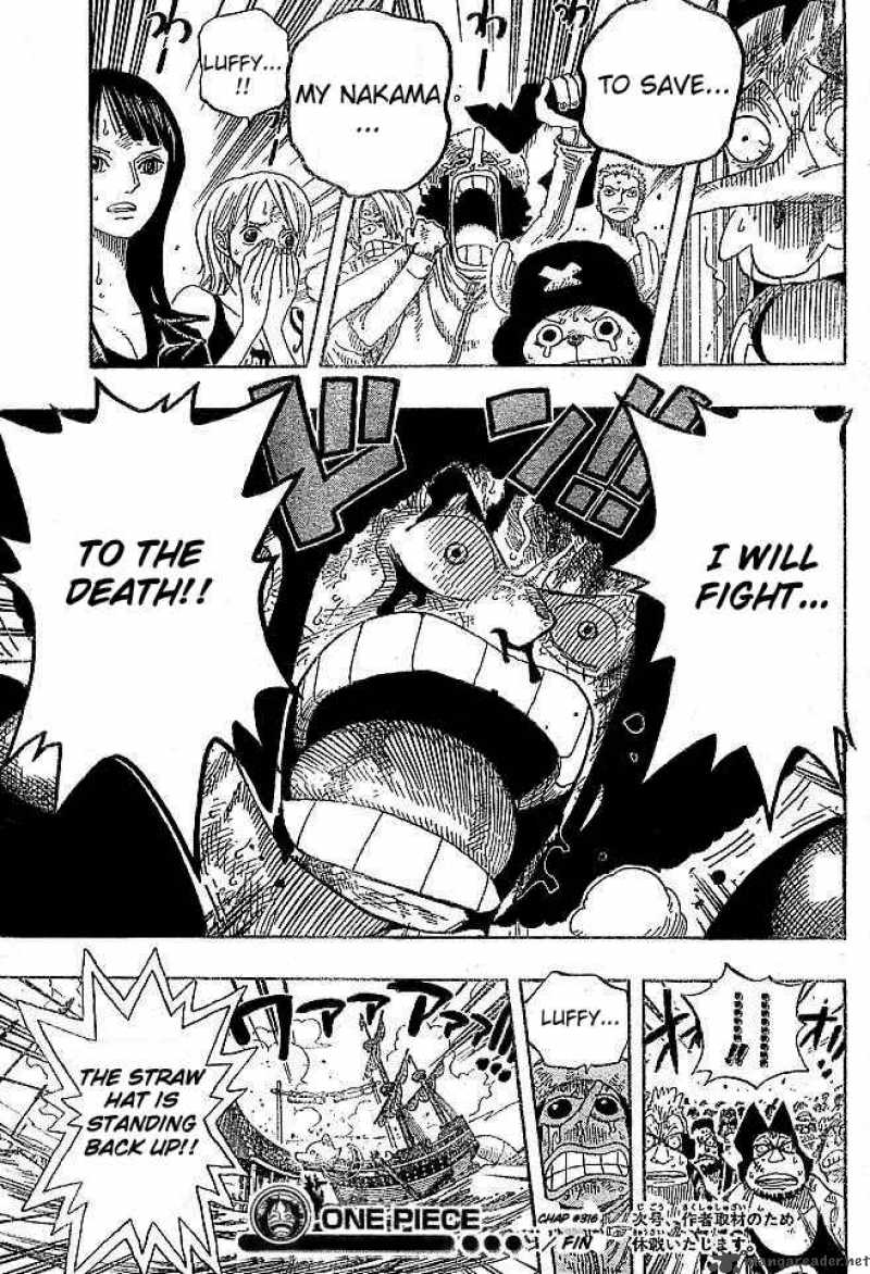 One Piece Manga Chapter 316 page 19 - Brother Soul