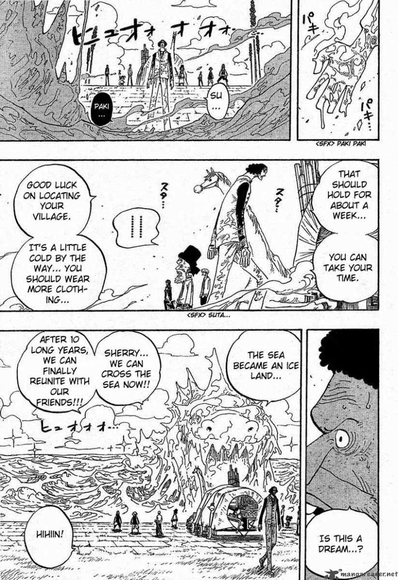 One Piece Manga Chapter 319 page 14 - Admiral Aokiji of the Marine Headquarters