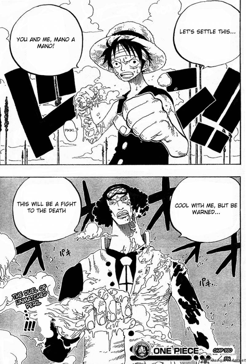 One Piece Manga Chapter 320 page 19 - Ultimate Military Force