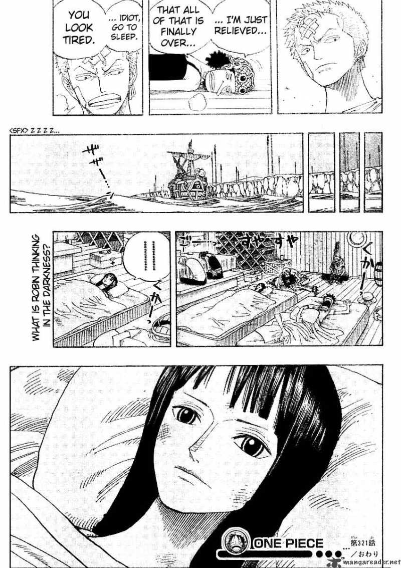 One Piece Manga Chapter 321 page 18 - One-on-One
