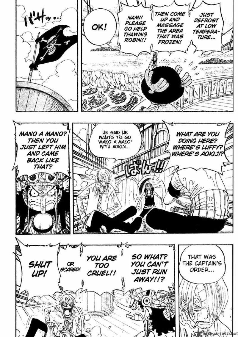 One Piece Manga Chapter 321 page 6 - One-on-One