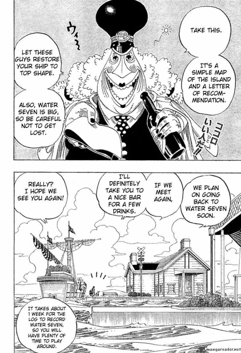 One Piece Manga Chapter 323 page 2 - The City of Water, Water 7