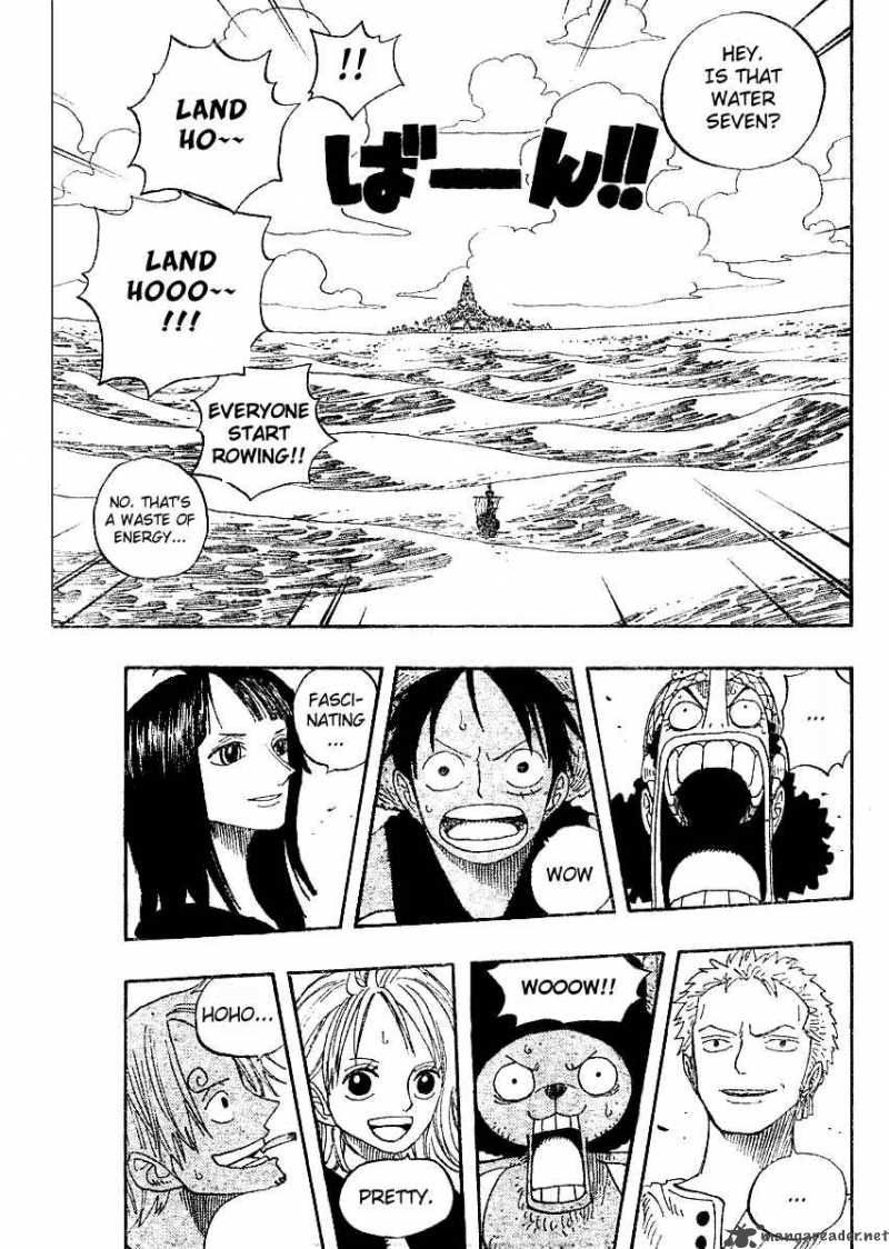One Piece Manga Chapter 323 page 7 - The City of Water, Water 7