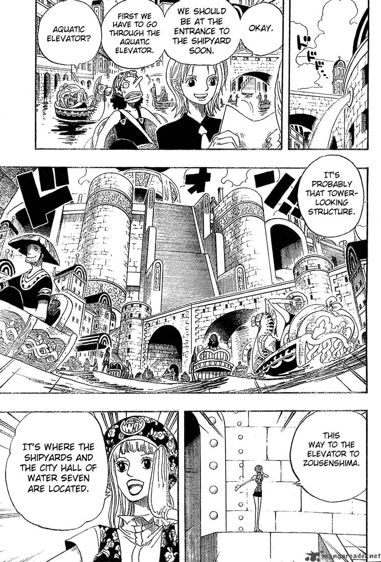 One Piece Manga Chapter 324 page 13 - Adventure in the City on the Water