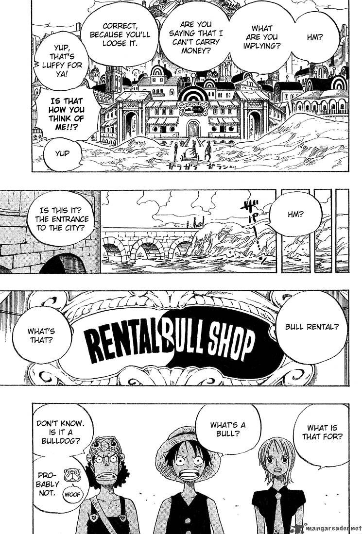 One Piece Manga Chapter 324 page 3 - Adventure in the City on the Water