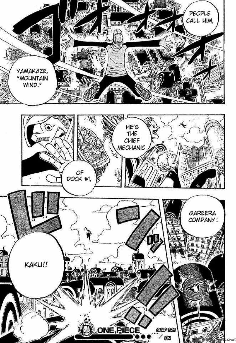 One Piece Manga Chapter 325 page 19 - The Franky Family
