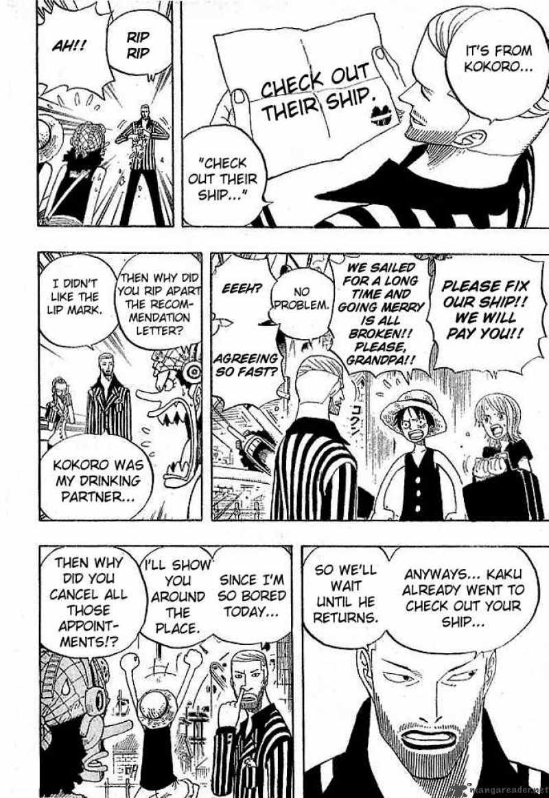 One Piece Manga Chapter 326 page 12 - Iceburg-san