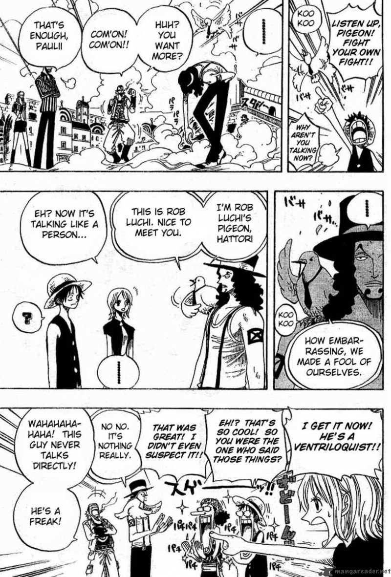 One Piece Manga Chapter 327 page 10 - Shipyard Island, Construction Dock No. 1