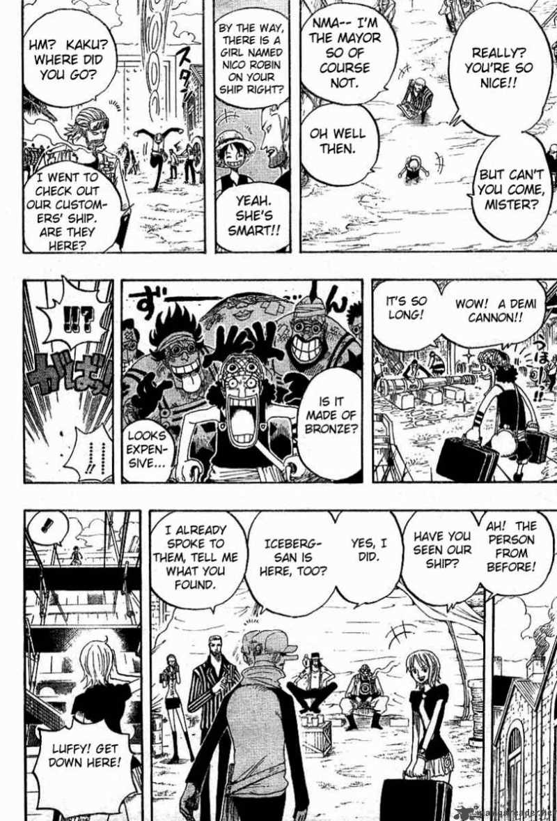 One Piece Manga Chapter 327 page 16 - Shipyard Island, Construction Dock No. 1