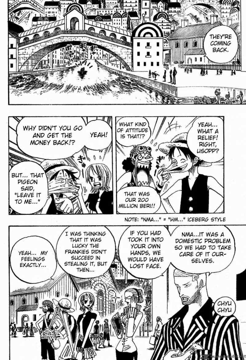 One Piece Manga Chapter 327 page 3 - Shipyard Island, Construction Dock No. 1