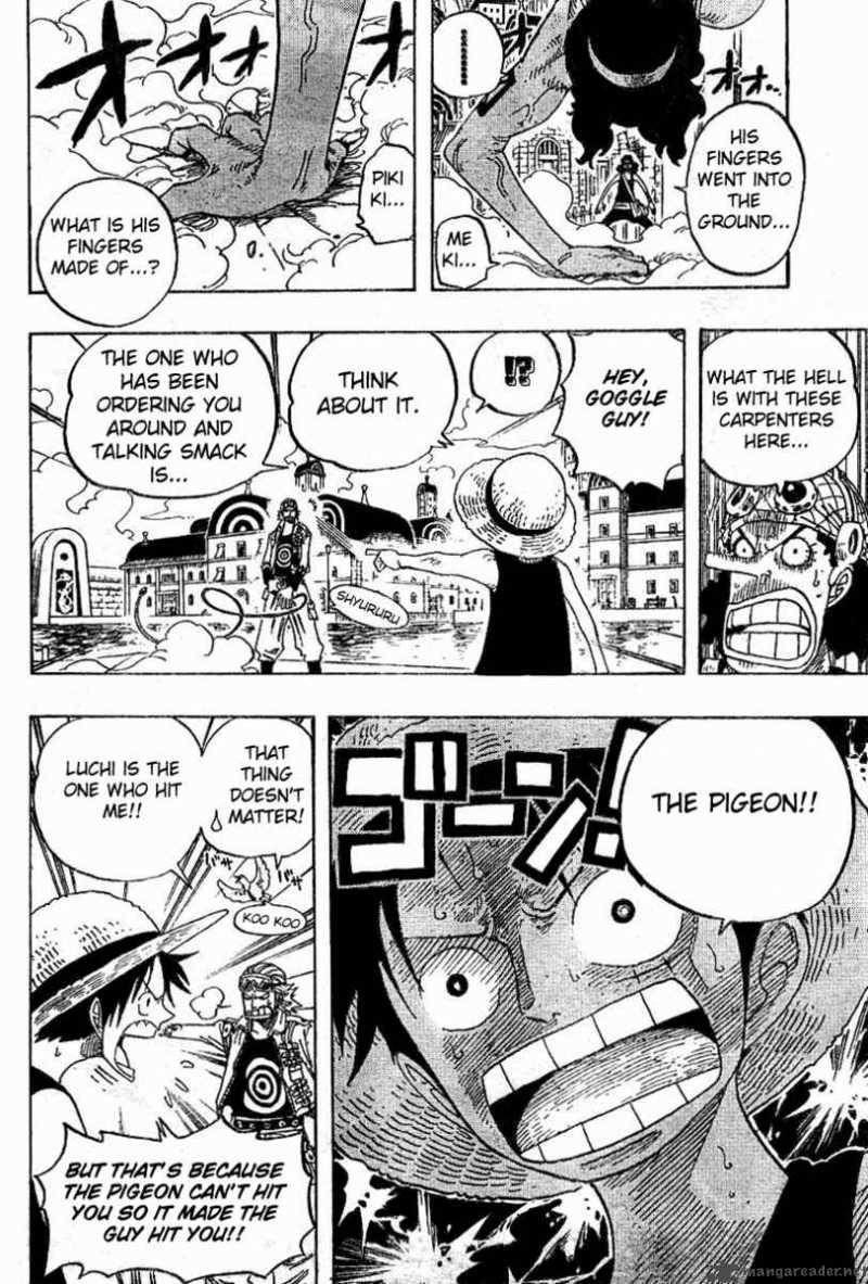 One Piece Manga Chapter 327 page 9 - Shipyard Island, Construction Dock No. 1