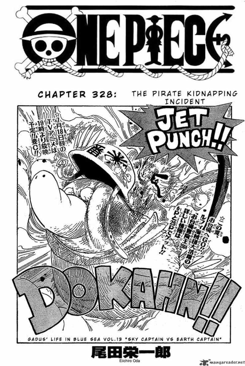 One Piece Manga Chapter 328 page 1 - The Pirate Abduction Incident