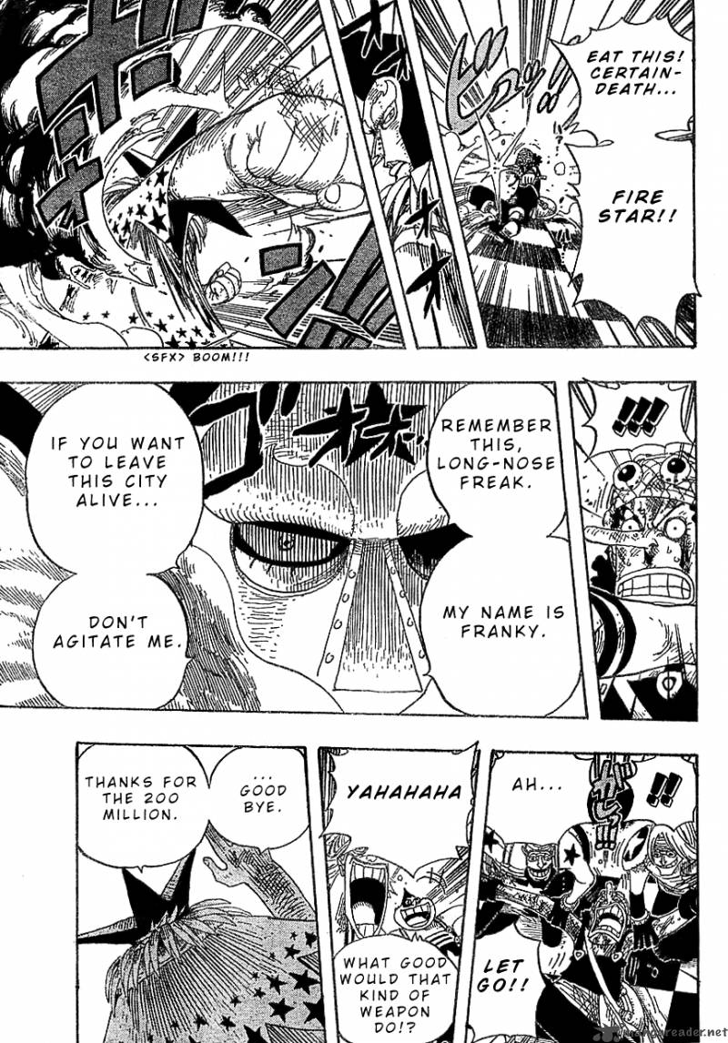 One Piece Manga Chapter 329 page 13 - My Name Is "Franky"