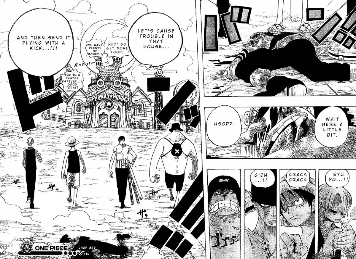 One Piece Manga Chapter 329 page 18 - My Name Is "Franky"
