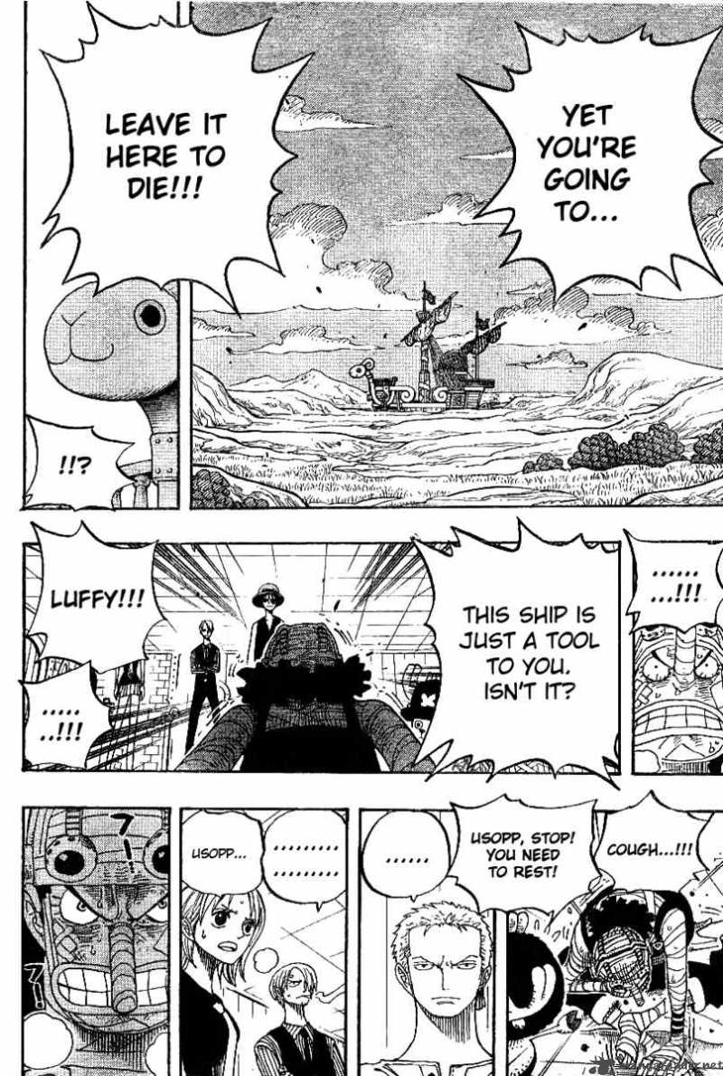 One Piece Manga Chapter 331 page 10 - The Big Argument