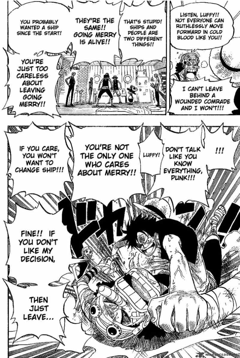 One Piece Manga Chapter 331 page 14 - The Big Argument