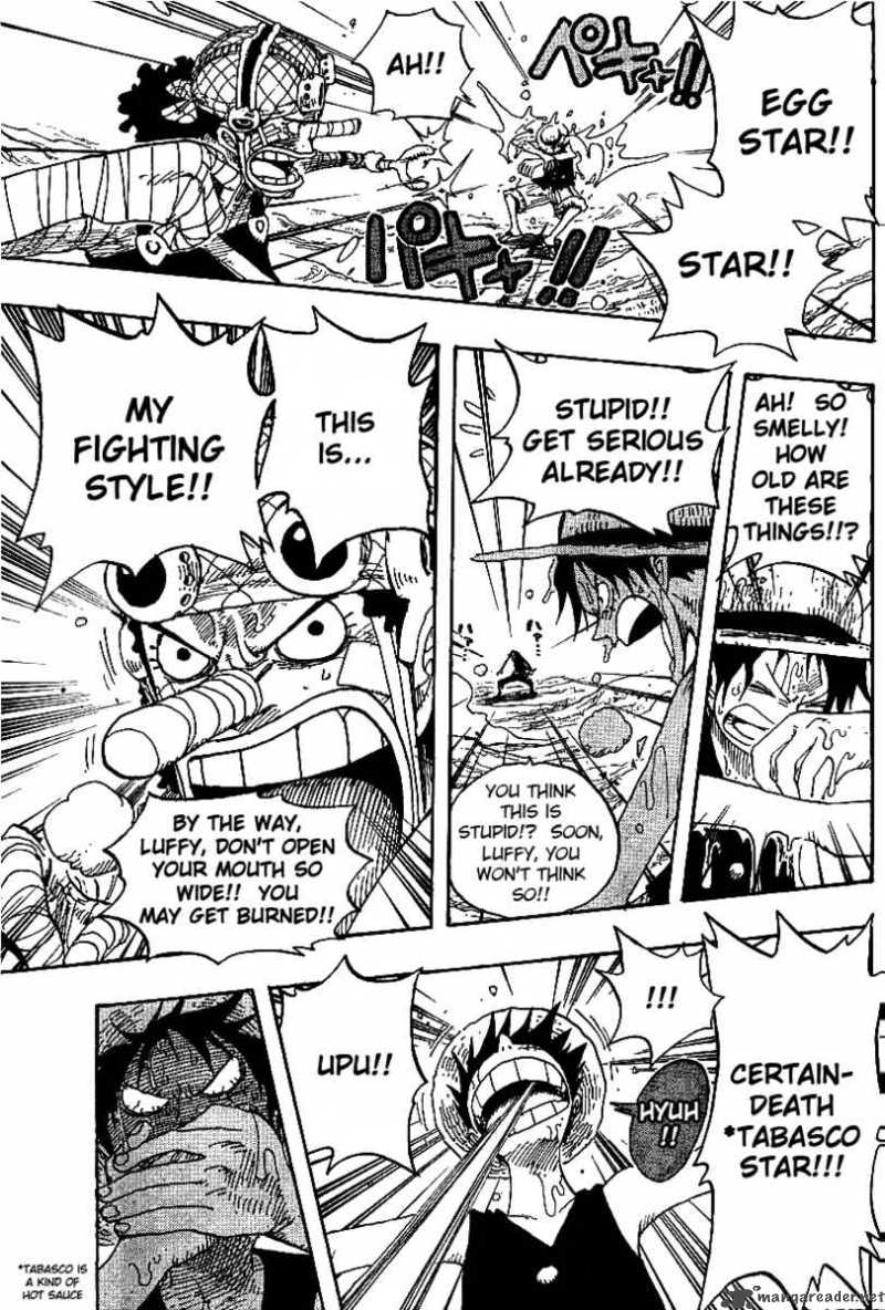 One Piece Manga Chapter 332 page 12 - Luffy vs. Usopp