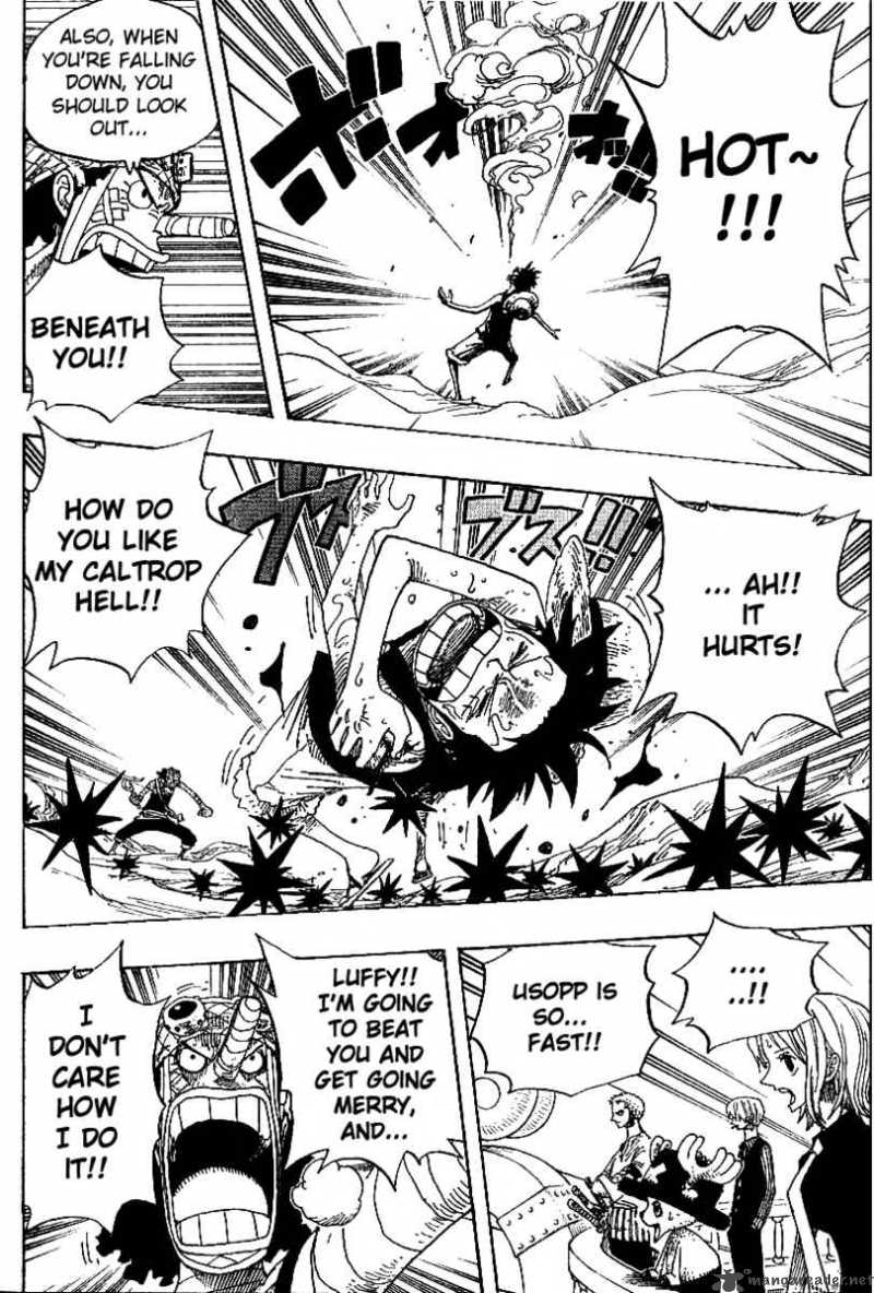 One Piece Manga Chapter 332 page 13 - Luffy vs. Usopp