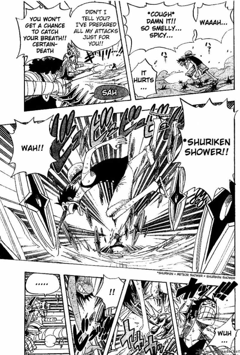 One Piece Manga Chapter 332 page 14 - Luffy vs. Usopp